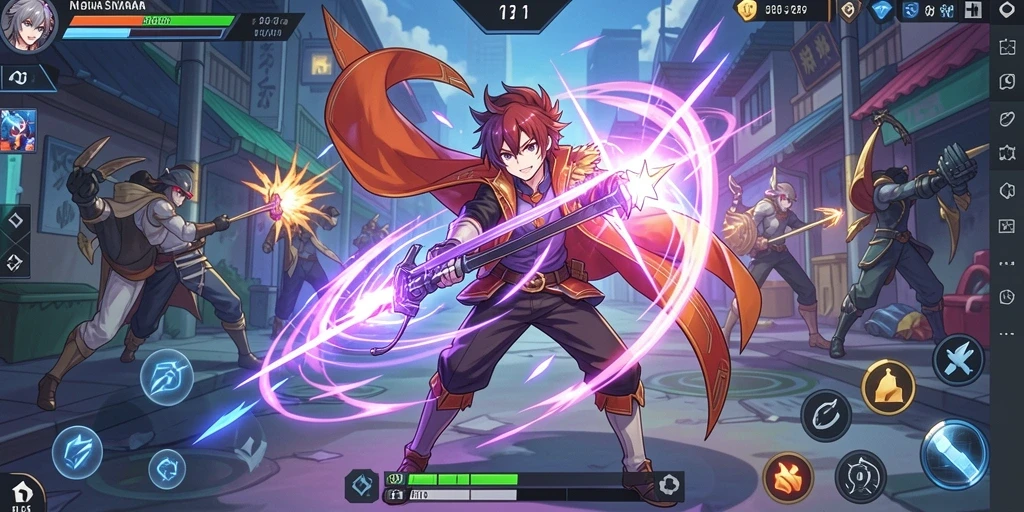 Screenshot menampilkan grafis yang memukau dan visual menarik.